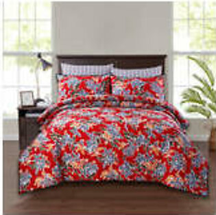Blossom Maroon Bedspread set