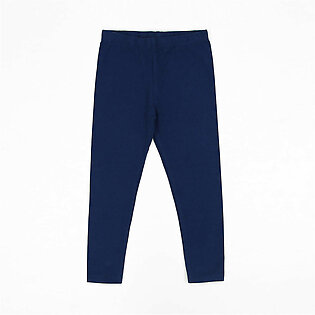 Imported Blue Soft Cotton Legging For Girls 4 YRS - 12 YRS (LE-11560)