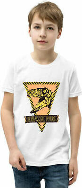 Boys Soft Cotton "Jurassic Park" Printed T-Shirt 9 MONTH - 10 YRS