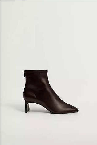 Heel leather ankle Boots