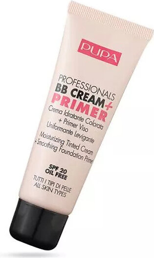 Pupa Pro Bb Cream Primer Moist Tinted Cream + Smoothing Foundation Primer  Nude