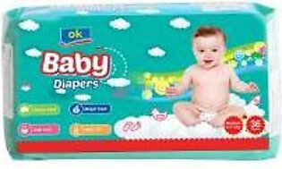 OK Baby Diapers Medium 36 PCS