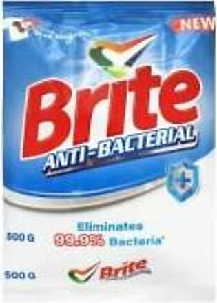 Brite Anti-Bacterial Washing Powder 500GM
