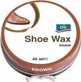 Ok Brown Shoe Wax 45 ML