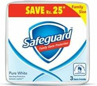Safeguard Soap Pure White 95GM x3
