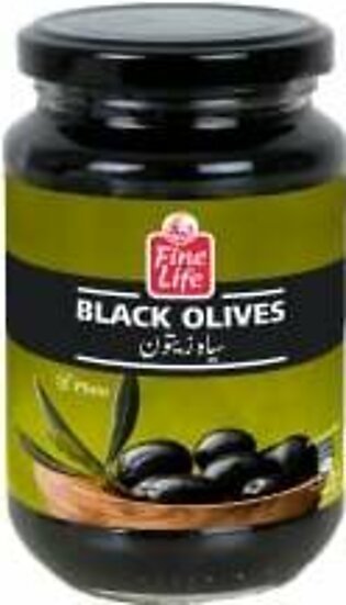 Fine Life Plain Black Olive 365GM