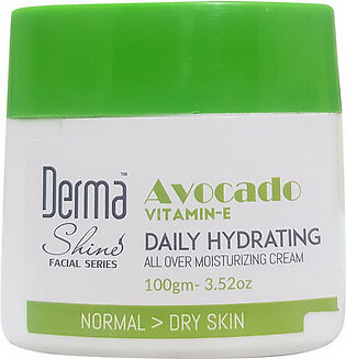 Derma Shine ( Avocado With Vitamin-E ) Daily Hydrating Moisturizing Cream 100g