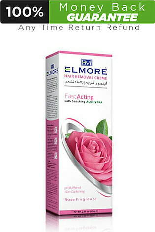 Elmore Hair Removal Creme Rose 60 gm