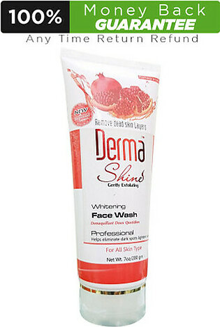 Derma Shine Whitening Face Wash 200g Pomegranate