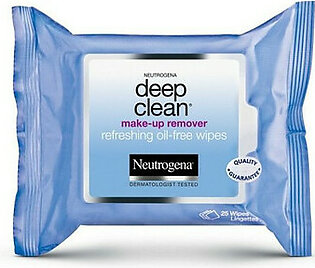 Neutrogena Makeup Remover Refreshing oil Free Wipes (25 Wipes)