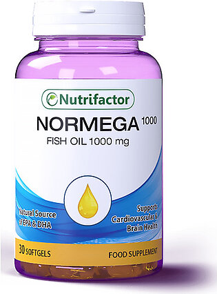 Nutrifactor Normega Fish Oil 1000mg - 30 Softgels