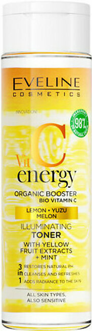 Eveline Vitamin C Energy Organic Booster Illuminating Toner (200ml)