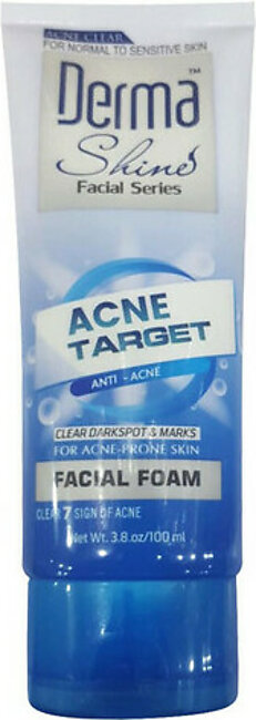 Derma Shine Acne Target Facial Foam 100ml