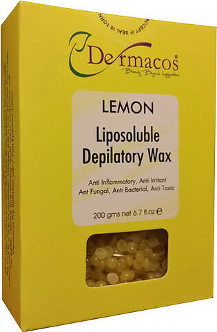 Dermacos Lemon Liposoluble Depilatory Wax 200g