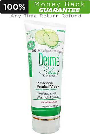 Derma Shine Whitening Facial Mask 200g Cucumber
