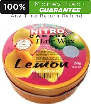 Nitro Canada Hair Wax Lemon with Olive Oil 150 Grams