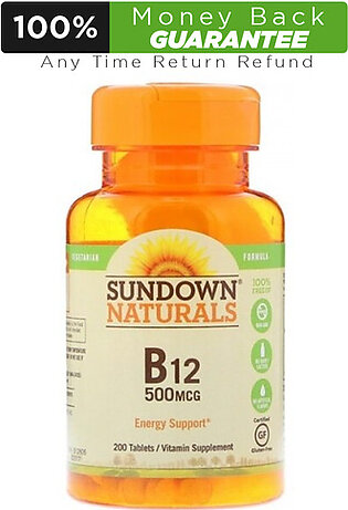 Sundown Natural Vitamin B12 500mcg - 200 Tablets