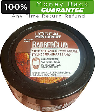 L'Oreal Men Expert Barber Club Beard And Hair Styling Cream 75ml