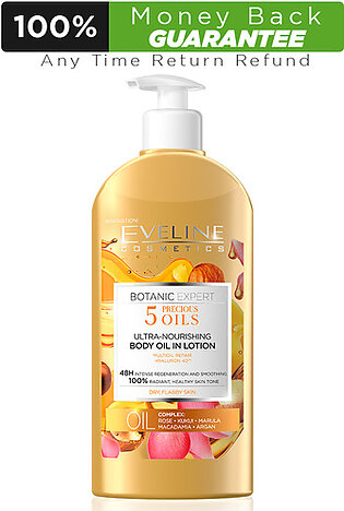 Eveline Botanic Expert 5 Precious Oils Ultra Nourishing Body Oil in Lotion 350ml
