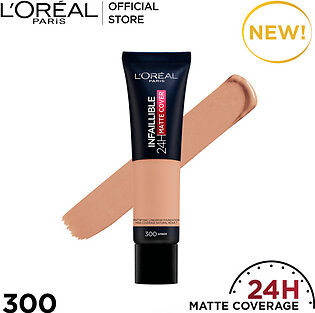 Loreal Infallible 24Hr Matte Cover Foundation – 300 Ambre