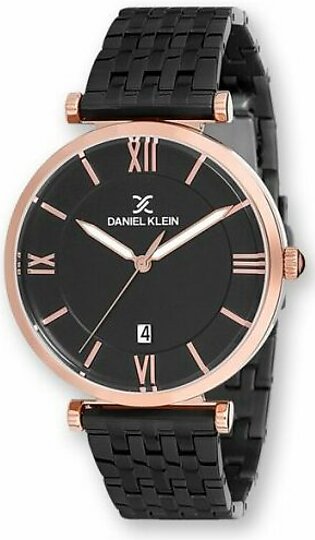 Daniel Klein men’s wrist watch in black color