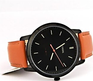 Fossil Chronograph Men’s Wrist Watch in Brown Leather strap