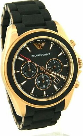 Emporio Armani Men’s Wrist Watch in Black Bracelet