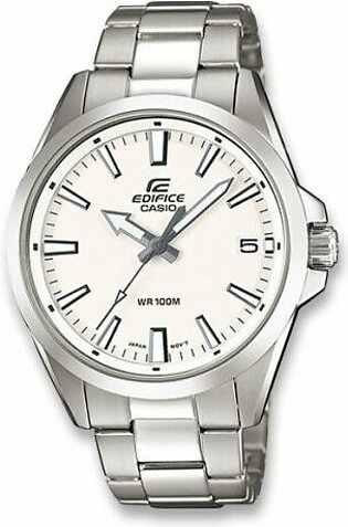 Edifice Casio Standard analog white dial wrist watch for men