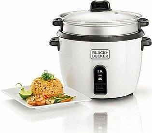 Black & Decker RC2850 Automatic Rice Cooker & Glass Lid
