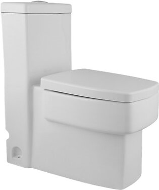 Porta HD185N One Piece commode with Hydraulic seat cover (White/Ivory)