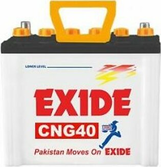 Exide CNG40 Lead Acid Battery 7 Plates 25 Ah