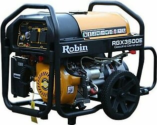 Robin RGX 3500E Petrol & Gas Generator (Black & Yellow)
