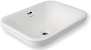Porta HDL0505 Art Vanity Wash basin Fixing above Counter (White/Ivory)