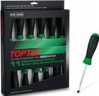 Toptul Slotted And Phillips Screwdriver Set GAAE1101