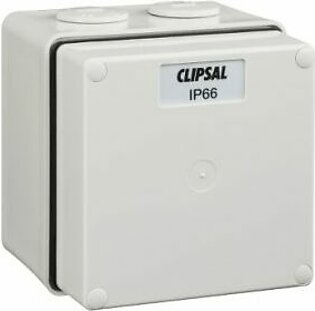CLIPSAL S56JB1, GY Junction Box (91x101x101)