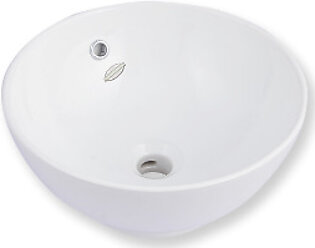 Porta HDL408 Art Vanity Wash basin Fixing above Counter (White/Ivory)