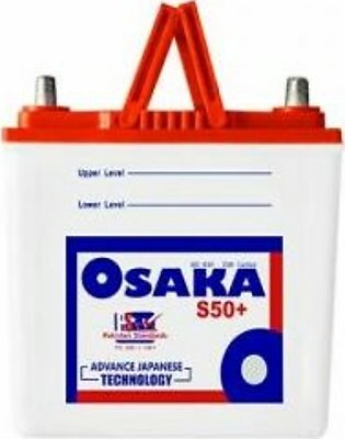 Osaka S50+ Lead Acid Battery 9 Plates 34 AH