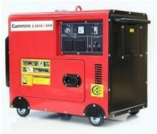 Cummins CU-8000 Petrol & Gas Generator(8 KVA)(SoundProof)(Red)