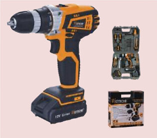 Hoteche 47pcs Lithium Cordless Drill & Hand Tool Set P800104