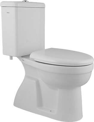 Porta HD22N Two Piece commode with normal seat cover (White/Ivory)