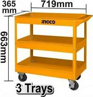 Ingco Tool Cart 3 Tray HPTCT031