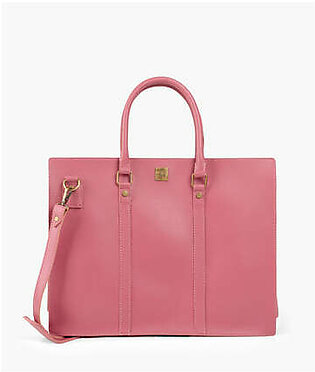 Pink laptop bag