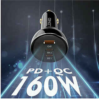 LDNIO 160W USB+Type C Fast Car Charger
