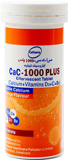 Cac1000 Plus Tab-Orange T 10's