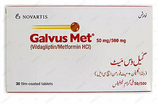 Galvus Met 50/500mg Tablets 30's