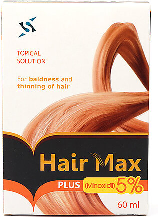 HAIR MAX PLUS 5% 60ML SOL 1'S