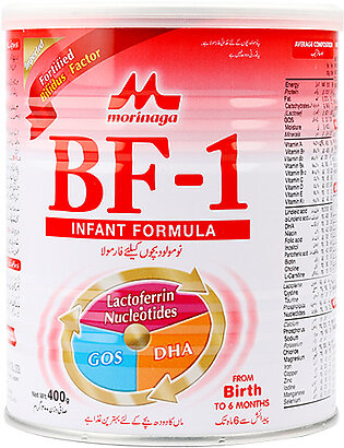MORINAGA BF-1 INFANT FORMULA MILK POWDER 400G