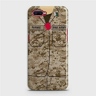 OPPO A7 Army Costume With Custom Name Case