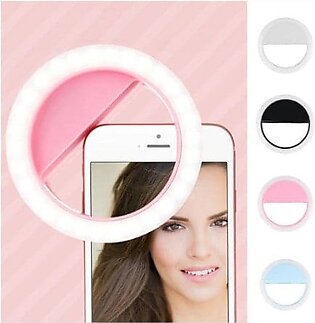 Rechargeable Selfie Ring Led Light for all Mobile Phones Portable