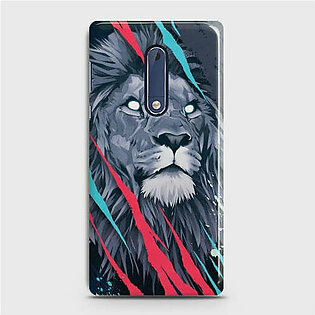 NOKIA 5 Abstract Animated Lion case